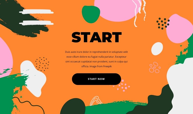 Our creativity is your success Landing Page