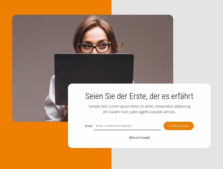 Spezielle Abo-Angebote HTML5-Vorlage