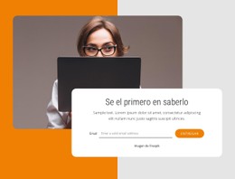 Ofertas Especiales De Suscripción Sitio Web De Una Sola Página