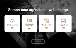 Serviços De Web Design Personalizados - Modelo HTML Gratuito