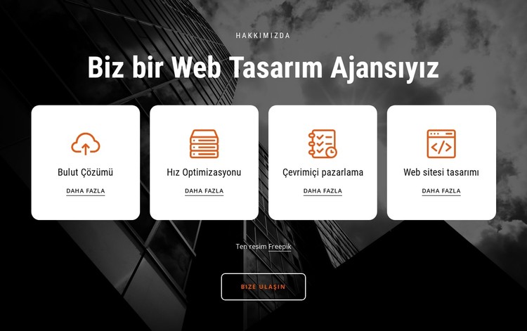 Özel web tasarım hizmetleri CSS Şablonu