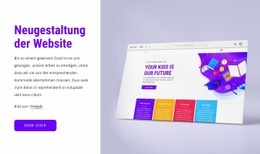 Website-Neugestaltung