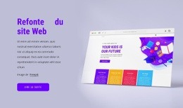Refonte Du Site Web - Maquette Filaire
