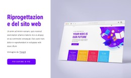 Progettazione Del Sito Web Per Riprogettazione Del Sito Web