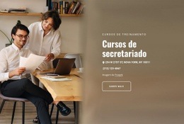Cursos De Secretariado Em Londres - Modelo HTML5 De Página Única
