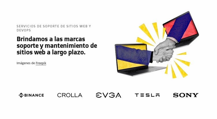 Bienvenido al soporte de la marca Diseño de páginas web