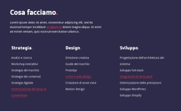 Strategia, Web Design E Sviluppo Modello Premium