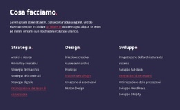 Strategia, Web Design E Sviluppo Modello Reattivo HTML5