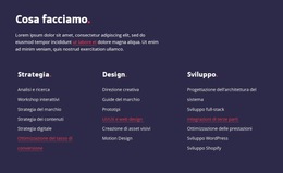 Strategia, Web Design E Sviluppo - Miglior Design Del Modello Di Sito Web