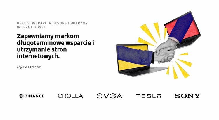 Witamy w obsłudze marki Szablon HTML5