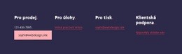 Zdarma HTML Pro Kontakty Pro Prodej