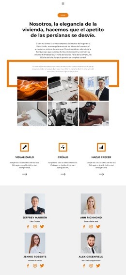 Cooperación Exitosa: Excelente Página De Destino