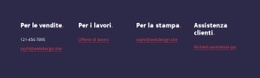 Contatti Per Le Vendite - Mockup Di Sito Web Pronto Per L'Uso