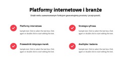 Platformy Internetowe - W Pełni Responsywny Szablon