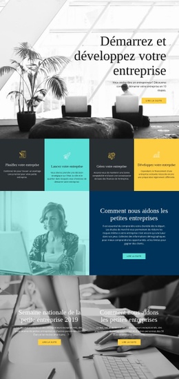 Démarrez Et Développez Votre Entreprise - Conception De Sites Web Personnalisés
