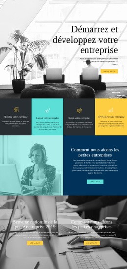 Concepteur De Site Web Pour Démarrez Et Développez Votre Entreprise