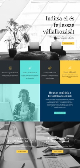 Indítsa El És Fejlessze Vállalkozását – A Legjobb HTML-Sablon