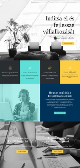 Indítsa El És Fejlessze Vállalkozását - Egyedi Webhelytervezés
