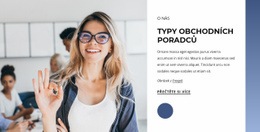 Typy Obchodních Poradců – Přizpůsobitelný Profesionální Design