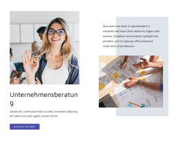 Unternehmensberatung - E-Commerce-Website