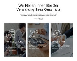 Website-Design Finanz- Und Anlageberatung Für Jedes Gerät