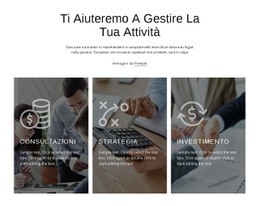 Consulenza Finanziaria E Di Investimento: Trascina E Rilascia Il Generatore Di Siti Web