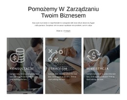 Doradztwo Finansowe I Inwestycyjne Szablon Pojedynczej Strony