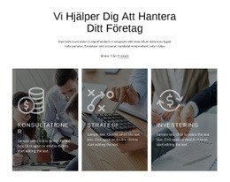 Webbplatsdesign Finans- Och Investeringskonsult För Alla Enheter