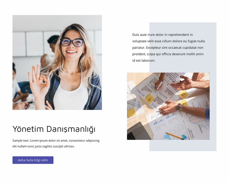 Yönetim Danışmanlığı HTML5 Şablonu