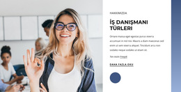 İşletme Danışmanı Türleri Için Sayfa Web Sitesi