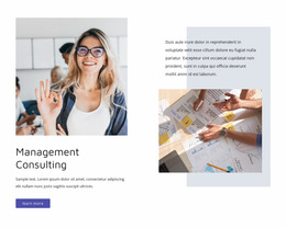 Management Consulting - Ultimate Website Mockup
