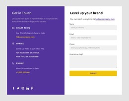 Contacts And Social Icons - Multi-Purpose WooCommerce Theme