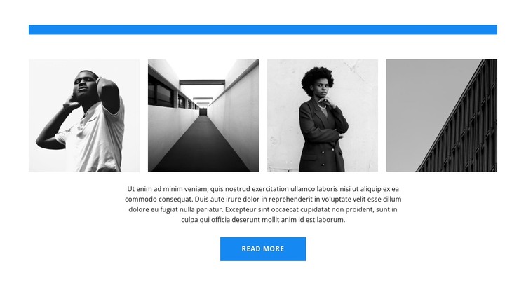 Gallery from work CSS Template