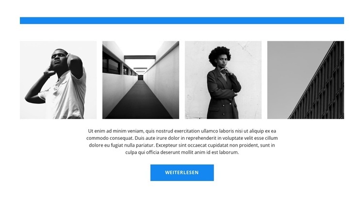 Galerie von der Arbeit HTML Website Builder