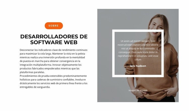 Desarrollo rápido Plantillas de creación de sitios web