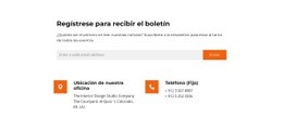 Plantilla Web Adaptable Para Recibe Las Noticias