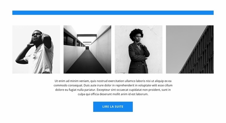 Galerie du travail Modèles de constructeur de sites Web