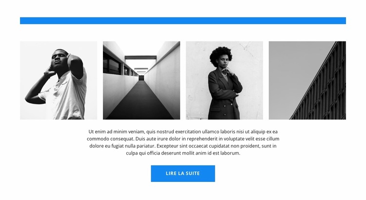 Galerie du travail Modèle Joomla