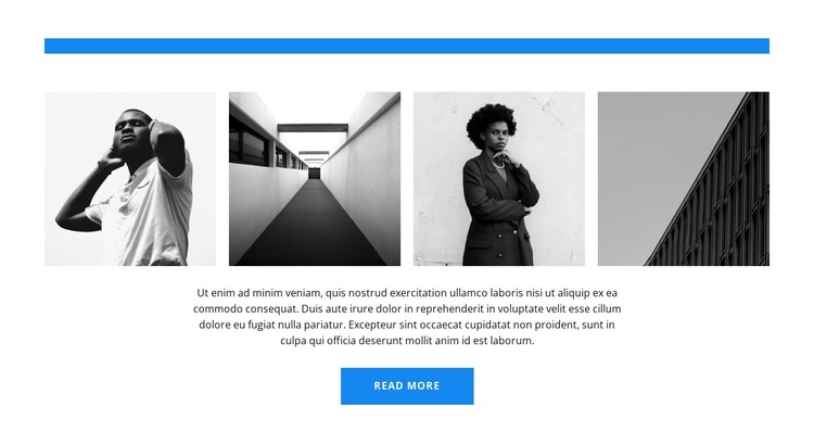 Gallery from work HTML Template