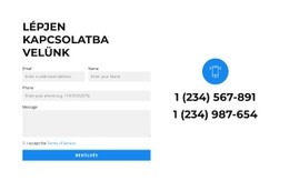Két Telefon És Egy Űrlap - Többcélú Webdesign