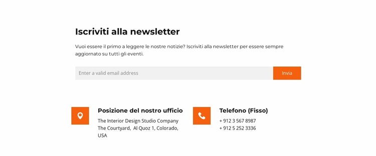 Ricevi le notizie Modello Joomla