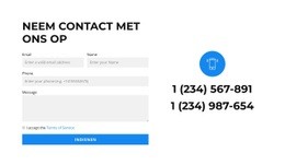 Twee Telefoons En Een Formulier - HTML Page Creator
