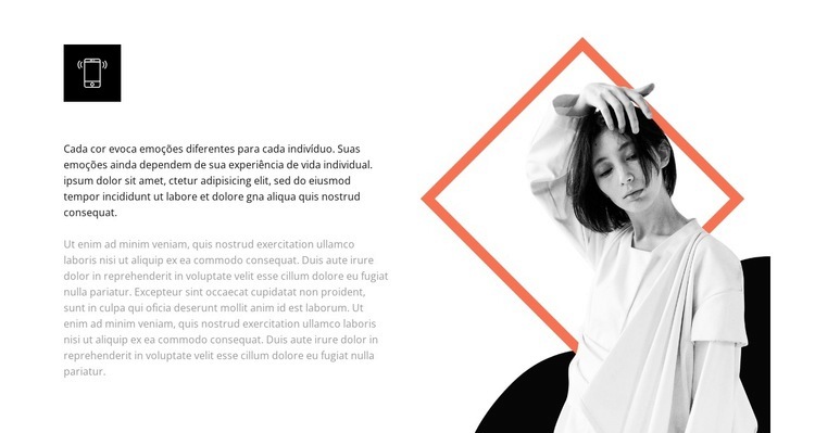 Projetos de design Design do site