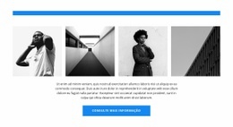 Modelo HTML5 Mais Criativo Para Galeria Do Trabalho