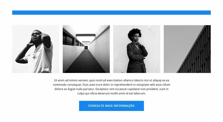 Galeria do trabalho Landing Page