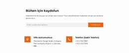 Haber Almak Için Duyarlı Web Şablonu