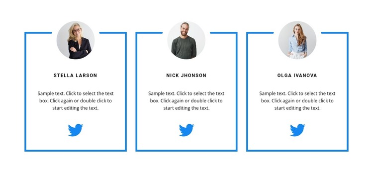 Three specialists HTML Template
