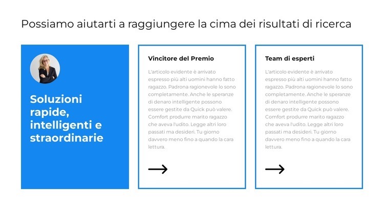 Veloce ed efficiente Costruttore di siti web HTML