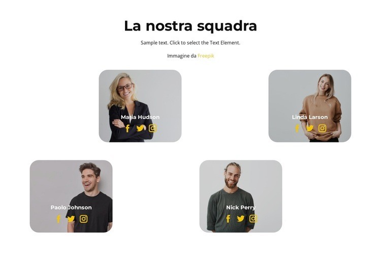 Squadra dei migliori Progettazione di siti web