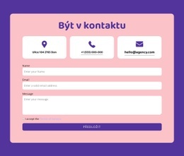Kontaktní Formulář A Opakovač Mřížky #Templates-Cs-Seo-One-Item-Suffix